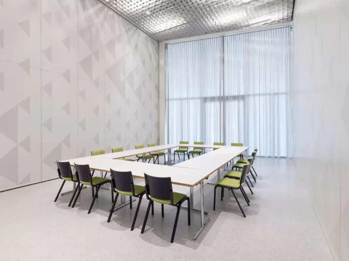 The Studio with tables and chairs