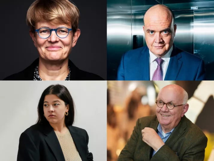 Foto-Collage bestehend aus vier Bildern.