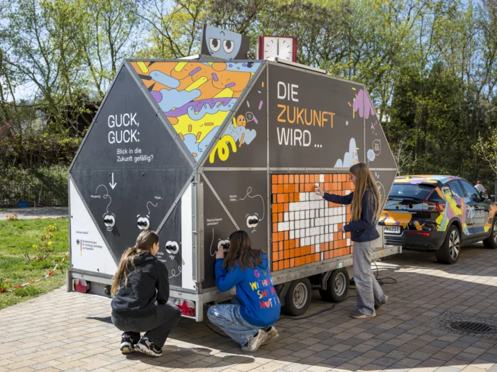 das Mobile Futurium und Schüler*innen